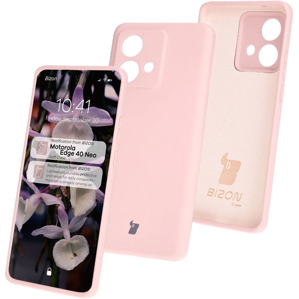 Silikonowe etui Bizon Soft Case do Motorola Edge 40 Neo