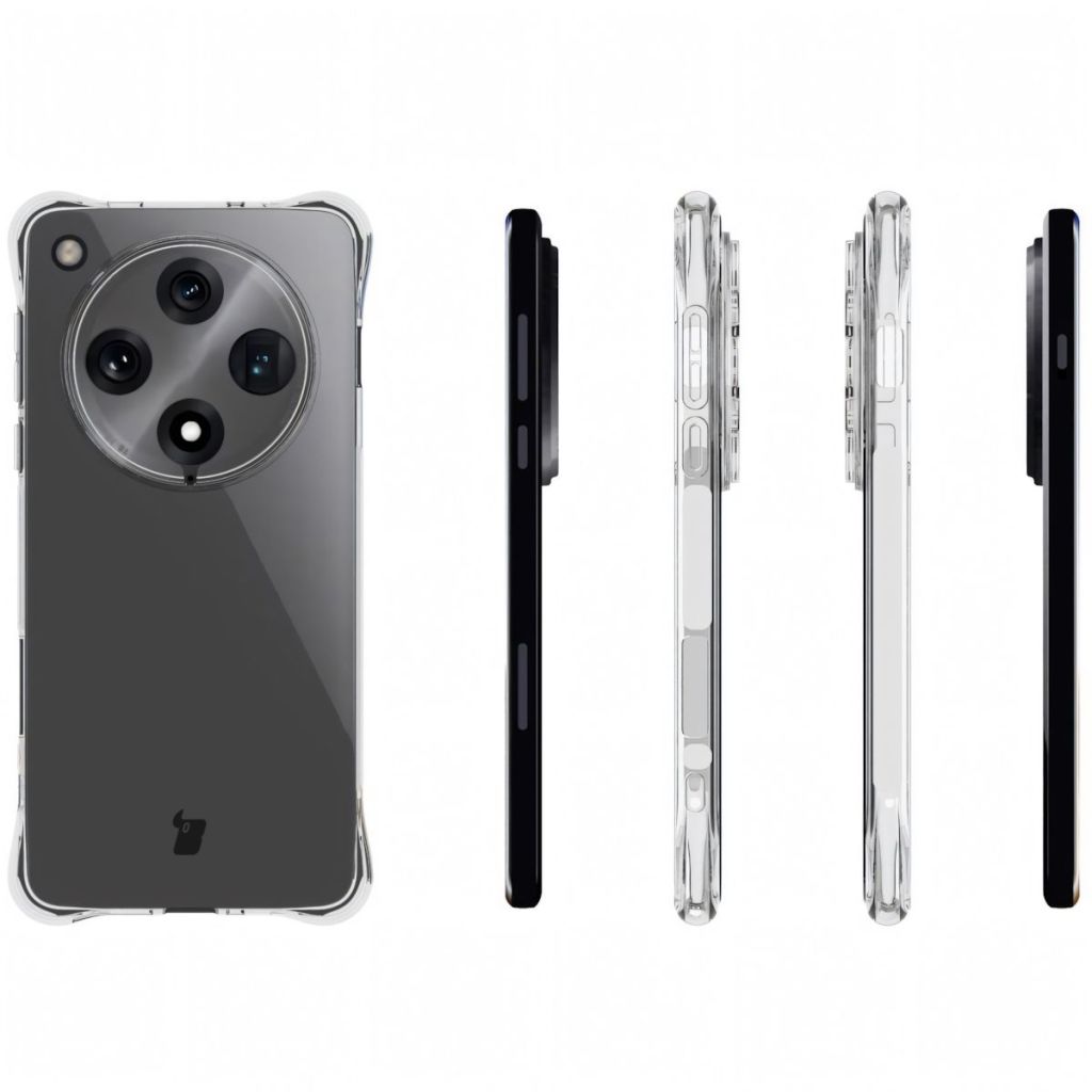Reinforced corners, raised edges of the screen and dotted texture in Bizon Case Salpa