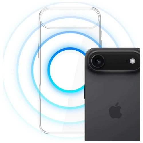 Etui 3MK EverClear zamontowane na Apple iPhone Air, pokazujące dopasowanie.