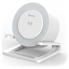 Φορητό Ηχείο Bluetooth I-M3 Desktop & Ασύρματος Φορτιστής 15W Devia EM054 5W Smart Λευκό 6938595379833 6938595379833 έως και 12 άτοκες δόσεις