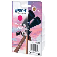 Epson Μελάνι Inkjet 502 Magenta (C13T02V34010) (EPST02V340) έως 12 άτοκες Δόσεις