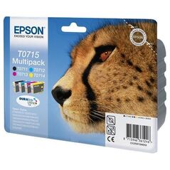 Epson Μελάνι Inkjet T0715 Multipack (C13T07154012) (EPST071540) έως 12 άτοκες Δόσεις