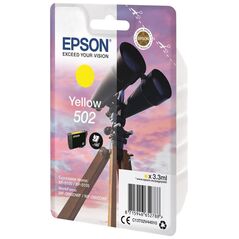 Epson Μελάνι Inkjet 502 Yellow (C13T02V44010) (EPST02V440) έως 12 άτοκες Δόσεις