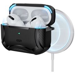 ESR Husa pentru Apple AirPods Pro 1 / 2 - ESR Cyber Armor Tough HaloLock - Black 4894240164259 έως 12 άτοκες Δόσεις