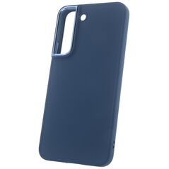 Satin case for Samsung Galaxy S22 dark blue 5900495028549