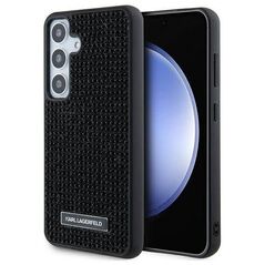 Original Case SAMSUNG GALAXY S24 Karl Lagerfeld Hardcase Rhinestone Metal Logo (KLHCS24SHDSPRK) black 3666339241872