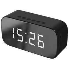 Setty Bluetooth speaker Mirror clock GB-200 black 5900495829962
