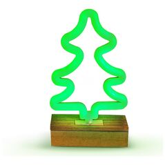 Neon Wood Stand LED TREE green FLNW03 Forever Light 5900495268617