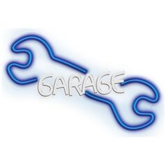 Neon PLEXI LED GARAGE blue white NNE22 Neolia 5900495546203