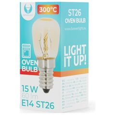 Oven Light bulb E14 ST26 15W 230V 60lm 300° Forever Light 5900495714497