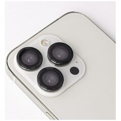 Set of lens glasses for Samsung Galaxy S24 Ultra black frame (5 pcs) 5907457738140