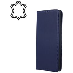 Genuine Leather Smart Pro for iPhone 16 Pro 6,3&quot; navy blue 5907457795211