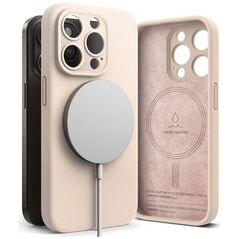 Case APPLE IPHONE 15 PRO Ringke Silicone MagSafe pink 8809919307925