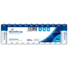 Αλκαλική Μπαταρία MediaRange Premium AA 1.5V (LR6) (24 Pack) (MRBAT106) έως 12 άτοκες Δόσεις