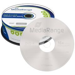 MediaRange DVD-R 120' 4.7GB 16x Cake Box x 25 (MR403) έως 12 άτοκες Δόσεις