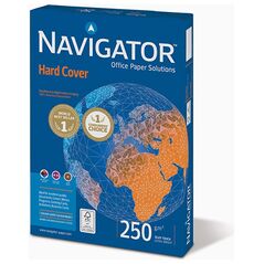 Επαγγελματικό Χαρτί Εκτύπωσης Navigator (HARD COVER) A4 250/m² 125 Φύλλα (NVG330974) έως 12 άτοκες Δόσεις
