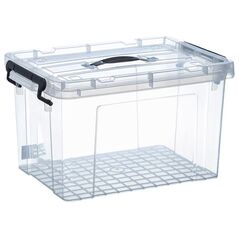 Bormann Elite Bpc2275 Bormann Elite Bpc2275 Κουτί Αποθήκευσης Πλαστικό 50l, Διάφανο με Καπάκι και Χερούλια, 48x33.5x28.5cm 066149 έως 12 Άτοκες Δόσεις