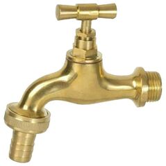 Bormann Btw3440 Bormann Btw3340 Κάνουλα Ορειχάλκινη "golden",1/2"x 3/4",χρυσή-Κίτρινη,μισόστροφη,225gr 064671 έως 12 Άτοκες Δόσεις