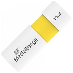 MediaRange USB 2.0 Flash Drive Color Edition 16GB (Yellow) (MR972) έως 12 άτοκες Δόσεις