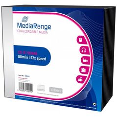 MediaRange CD-R 80' 700MB 52x Slimcase Pack x 10 (MR205) έως 12 άτοκες Δόσεις