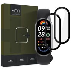 Hybrid Glass XIAOMI SMART BAND 9 / 9 NFC Hofi Hybrid Pro+ 2-pack black 5906302375868