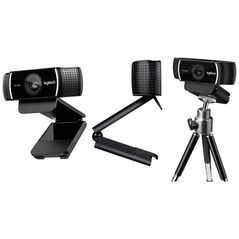 Logitech C922 Webcam Pro Stream (Black, HD) (LOGC922) έως 12 άτοκες Δόσεις
