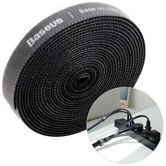 Baseus Rainbow Circle Velcro Straps Δεματικά Καλωδίων Μαύρο 3m 1τμχ (ACMGT-F01) (BASACMGTF01) έως 12 άτοκες Δόσεις