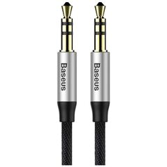 Baseus Cable 3.5mm male - 3.5mm male Black 1.5m (CAM30-CS1) (BASCAM30-CS1) έως 12 άτοκες Δόσεις