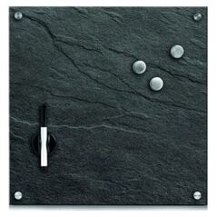 Zeller Szklana tablica do notatek 40x40cm, antracyt