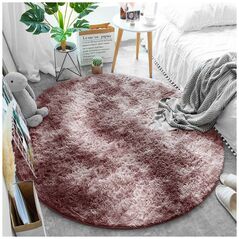 Strado Dywan okrągły Ombre Strado 120x120 OmbrePurple (Różowy) uniwersalny () - 22246-uniw