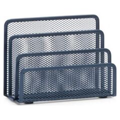 Zeller Organizer na dokumenty/magazyny, 17x8x13.5cm, stal nierdzewna, czarny