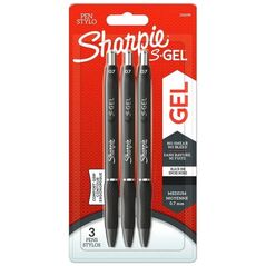 Sharpie Kup Przydasie Sharpie-długopis żelowy S-GEL czarne blister 3 szt