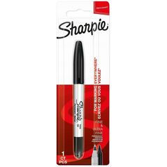 Sharpie Marker Twin Tip Extra Fein + Fein czarny