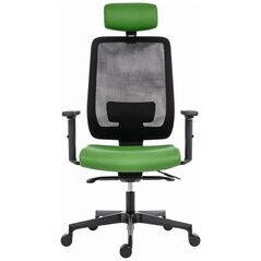 Krzesło biurowe Powerton Powerton Ergonomiczny fotel biurowy Lucie, Zielony