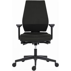 Krzesło biurowe Powerton Powerton Ergonomiczny fotel biurowy Sima, Czarny