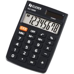 Kalkulator Eleven Eleven Kalkulator SLD100NR, czarna, kieszonkowy, 8 miejsc