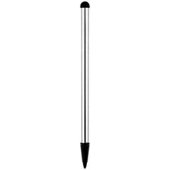 Neutralle Pióro dotykowe 2 w 1, pojemnościowe, metal, srebrne, do iPad i tableta