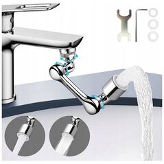 Noveen Przedłużka ruchoma kran NOVEEN XL1063 silver