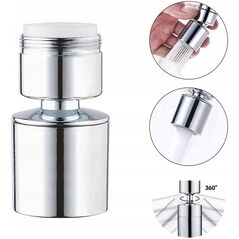 Noveen Perlator Przedłużka krótka do kranu NOVEEN XL1028 silver
