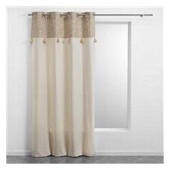 Douceur d`Interieur Zasłona boho SULTANCURTAIN, na przelotkach, z frędzlami, 140 x 240 cm