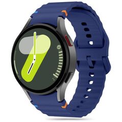 Strap for SAMSUNG GALAXY WATCH 4 / 5 / 5 PRO / 6 / 7 / FE Tech-Protect Silicone Sport navy blue 5906302313433