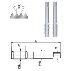Fanar Gwintownik calowy ręczny 3/8" 2szt. (A1-220001-3129)