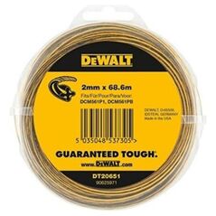 Dewalt DEWALT Żyłka do podkaszarki (Żyłka do podkaszarki - szpula 2mm x 68m) - DT20651-QZ