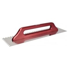Modeco Paca nierdzewna EXPERT zębata uchwyt drewno 480x130x8mm - MN-73-388