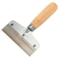 Modeco Szpachelka do skrobania z drewnianą rączką 120mm - MN-72-120