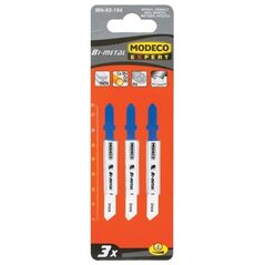 Modeco Brzeszczoty do wyrzynarek typu T 76x3mm INOX 3szt. - MN-65-195