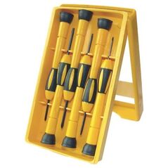 Modeco Komplet wkrętaków zegarmistrzowskich 4 Płaskie i 2 Philips 6szt. (MN-10-207)