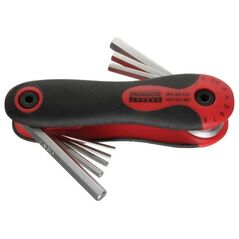 Modeco Zestaw kluczy imbusowych hex wielofunkcyjne 2-8mm 8szt. (MN-54-131)