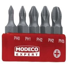 Modeco Komplet grotów 25mm PH0-PH3 5szt. - MN-15-511