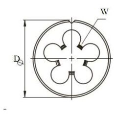Fanar NarzynkaUNC 7/16-14 DIN-22568 (2A) HSS 800 (N1-121001-4130)